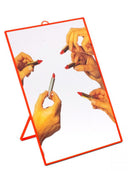Seletti 'Lipstick' Medium Mirror Septicamide X Inhoder Paper