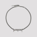 Balenciaga Typo Metal Necklace