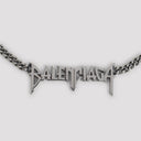Balenciaga Typo Metal Necklace