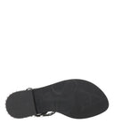 Ash Sandalen Schwarz+Silber