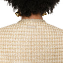 Miu Miu Controlla la giacca Lamé