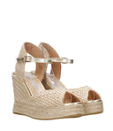 Espadrilles Sandals Nude+Gold