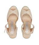 Espadrilles Sandals Nude+Gold