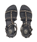 Ash Sandals Black+Gold