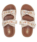 De Siena Shoes Sandals White+Ocre