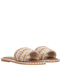 De Siena Shoes Sandals Nude+Suede