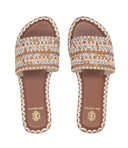 De Siena Shoes Sandals Nude+Suede