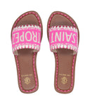 De Siena Shoes Sandals Fuchsia+White