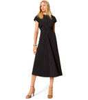 Schwarzes Midikleid von Twinset