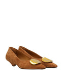 Vic Matie mit Absatz Cognac