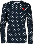 Comme des Garçons spielen Polka Dot Sweatshirt