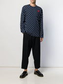 Comme des Garçons spielen Polka Dot Sweatshirt
