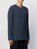 Comme des Garçons spielen Polka Dot Sweatshirt