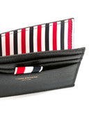 Thom Browne 黑色卵石纹带笔记隔层卡包