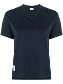 Thom Browne Logo Patch Short Sleeve T Shirt