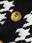 Balmain Paris Abito Corto In Maglia