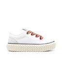 Lanvin Cotton Lace Up Sneakers
