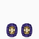 Swarovski Purple/Yellow Dulcis Clip Earrings