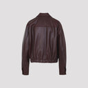 Versace Bufalo Leather Blouson