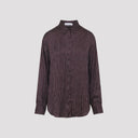 The Frankie Shop Peri Satin Fluid Shirt