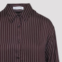 The Frankie Shop Peri Satin Fluid Shirt