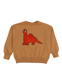 Mini Rodini Dino Application Sweat Rouge