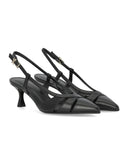 Schwarze Slingback-Pumps „Edda“ von Sergio Levantesi