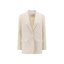 Valentino Valentino Wool And Silk Toile Iconographe Jacket