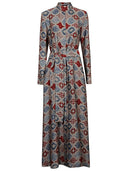 Obidi Printed Long Dress