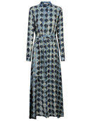 Obidi gedrucktes Seidenkleid