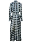 Obidi gedrucktes Seidenkleid