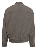 Emporio Armani Striped Cotton Blouson Jacket