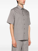 Emporio Armani Printed Cotton Blend Shirt