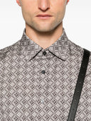 Emporio Armani Printed Cotton Blend Shirt