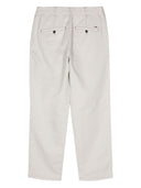 Emporio Armani Cotton And Linen Blend Trousers