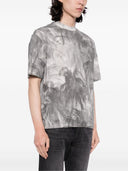 Emporio Armani Printed Cotton T Shirt
