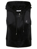 Juicy Couture Gilly Logo Velour Gilet