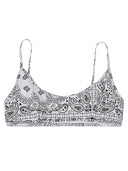 MC2 Saint Barth Bandana Print Bandeau Bikini Top