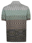 Missoni Tie Dye Print Cotton Polo Shirt