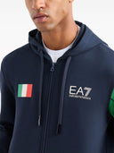 Ea7 Zipped Hoodie