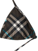 Burberry Check Triangle Bikini Top