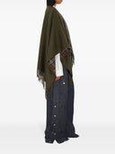 Burberry Check Cape réversible en laine