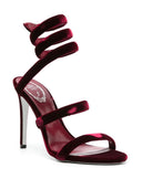 Rene' Caovilla Cleo Velvet Sandals