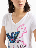 Emporio Armani Cotton Blend Printed T Shirt