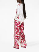 Dolce & Gabbana Maiolica Print Silk Cardigan