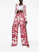 Dolce & Gabbana Maiolica Print Silk Cardigan