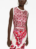 Dolce & Gabbana Maiolica Print Silk Top