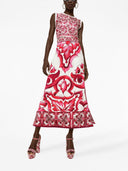 Dolce & Gabbana Maiolica Print Silk Top