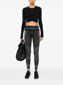 EA7 Logo Nylon Leggings
