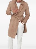 Brunello Cucinelli Suede Trench Coat